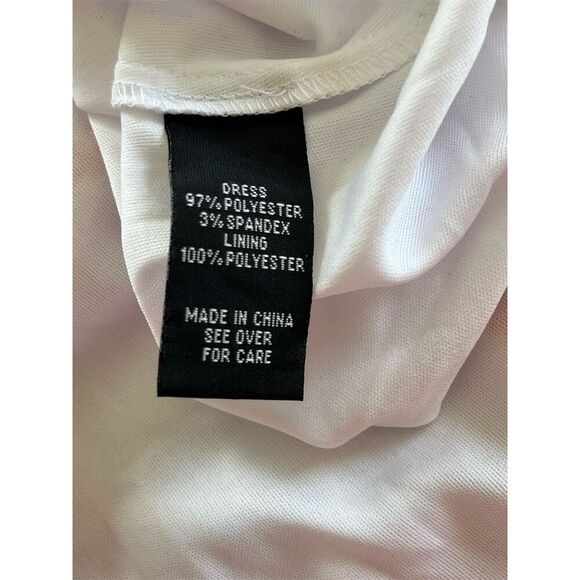 By & By Women's XL Floral Ruffle Maxi Dress Multicolor Summer Casual White - Picture 7 of 9